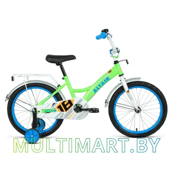 Детский велосипед Altair Kids 18 (салатовый/белый/синий, 2020)